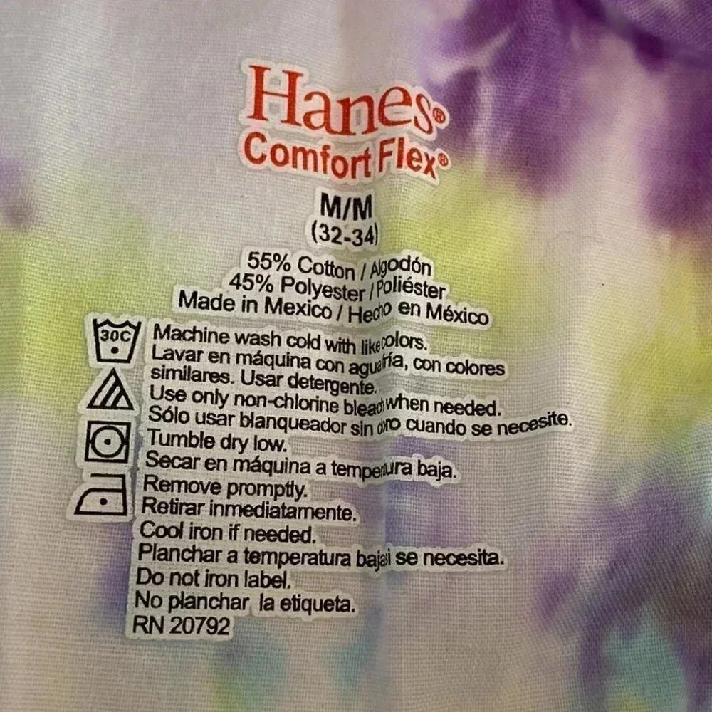 Hanes tie-dye boxers